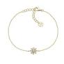 Bracciale Mini Margherita Pavé Dorato