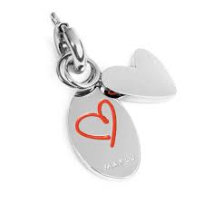 Charm you and me e cuore BIANCO