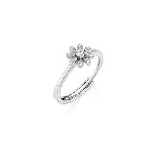 Anello Mini Margherita Pavé