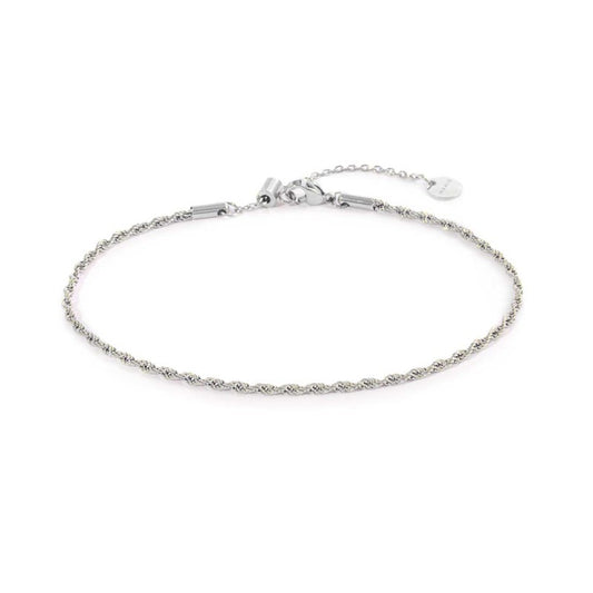 Cavigliera catena a corda (BASE BIANCA )