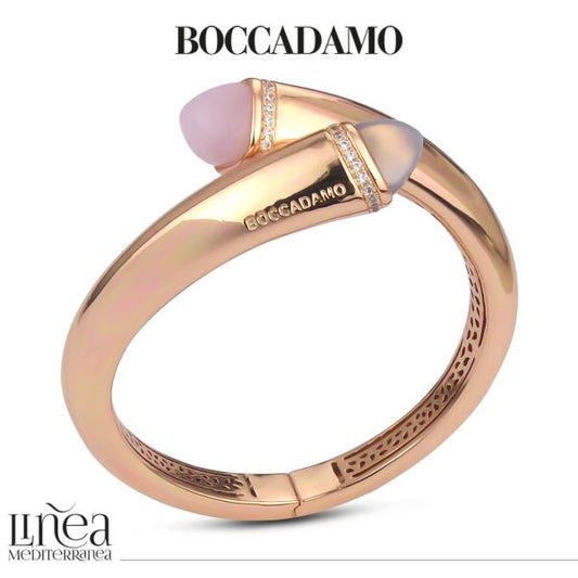 Bracciale a molla con cristalli