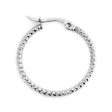 Orecchino a cerchio 4cm ( BIANCO - GIALLO -ROSE')