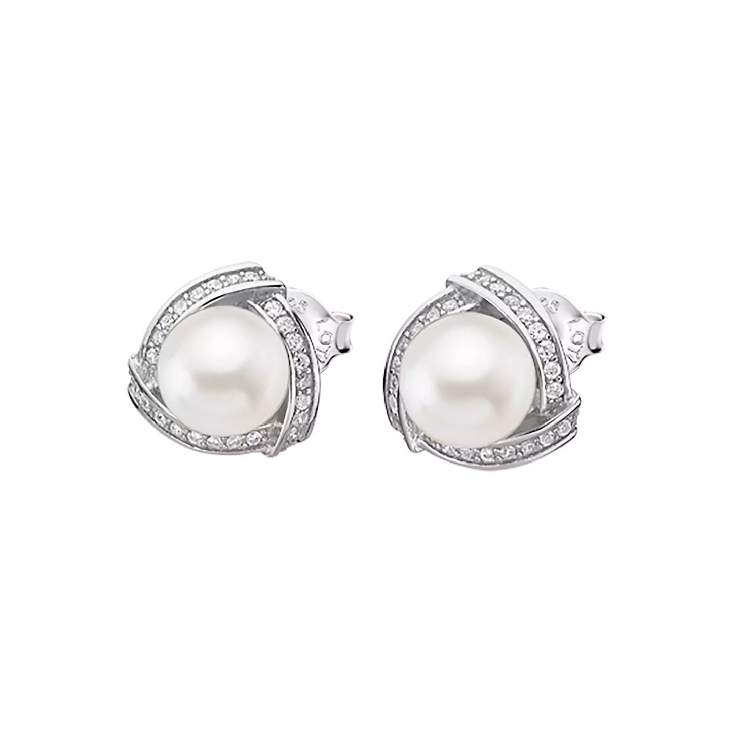 ORECCHINI perla  LOTUS ARGENTO, DONNA