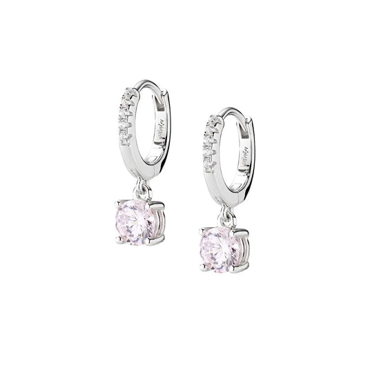 Orecchini Huggies Punto Luce Rosa
