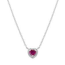 Collana Dolce Cuore Rubino