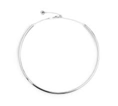 COLLANA TUBOLARE BIANCA