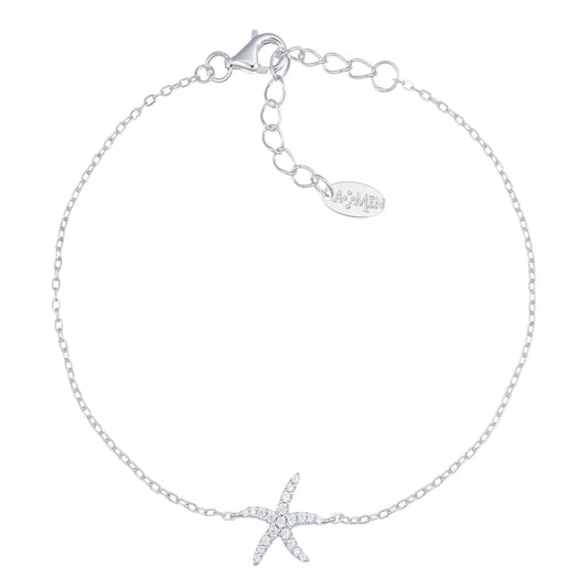Bracciale Stella Marina con Zirconi Bianchi