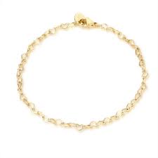 BRACCIALE BASE CON CUORI GIALLO