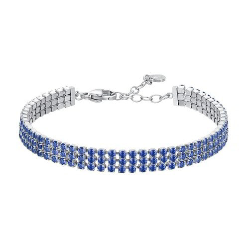 BRACCIALE TENNIS 3 FILI BLUE