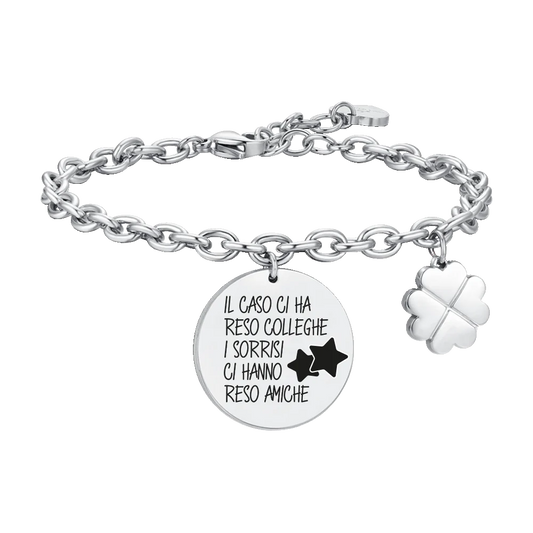 BRACCIALE DONNA IN ACCIAIO COLLEGHE