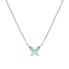 COLLANA PETALI VERDE ACQUA
