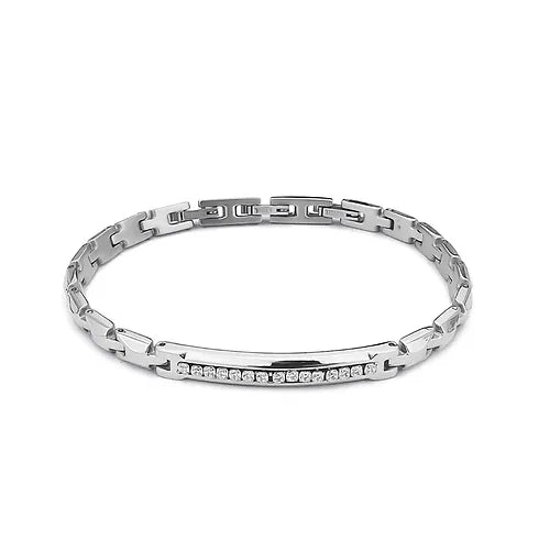Bracciale uomo con sw bianchi