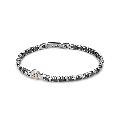 BRACCIALE IN CERAMICA NERA