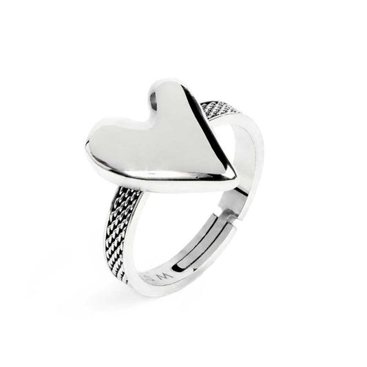 ANELLO CUORE IRREGOLARE