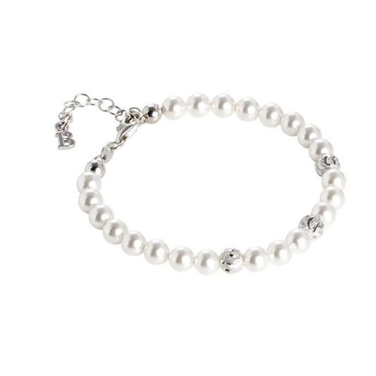 Bracciale con perle e sfere