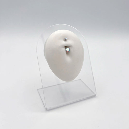 Belly Button Ring Con Cristalli Settati (OMBELICO )