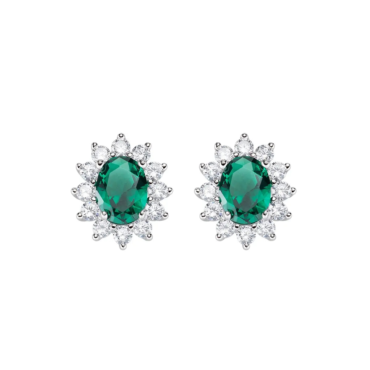 Orecchini Royal Lady Zircone Verde