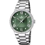 OROLOGIO DONNA CON PIETRE E SFONDO VERDE