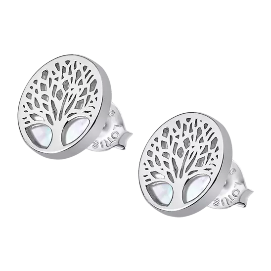 ORECCHINI LOTUS SILVER TREE OF LIFE