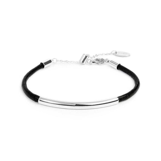 BRACCIALE TRIPLO FILO CON CORDINO CERATO , CON TUBOLARE BIANCO