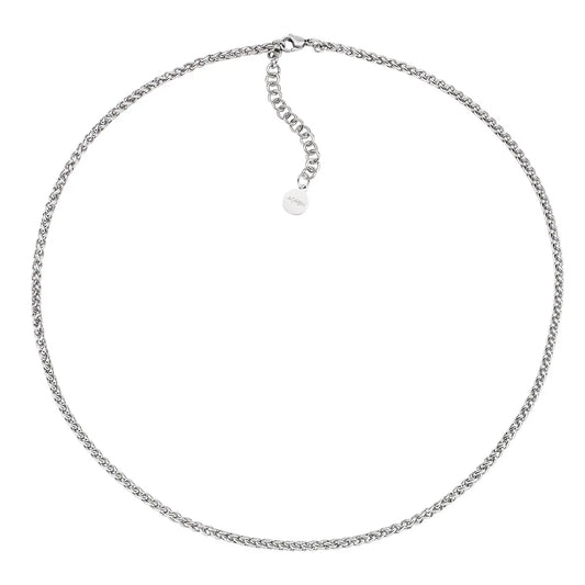 Collana catena Intrecci in Acciaio