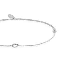 CAVIGLIERA CATENA SERPENTINE CON NODO BASE BIANCA