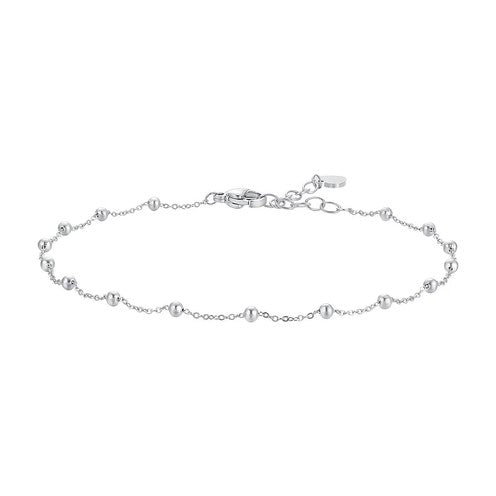 CAVIGLIERA BASE BIANCA CON SFERE