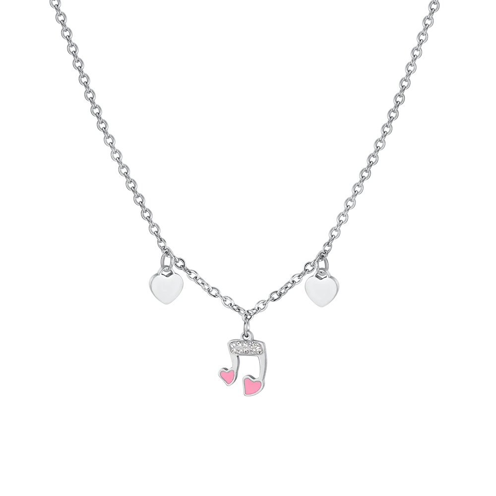 COLLANA BAMBINA IN ACCIAIO NOTA MUSICALE