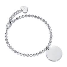BRACCIALE DONNA PERSONALIZZATO IN ACCIAIO CON PIASTRA