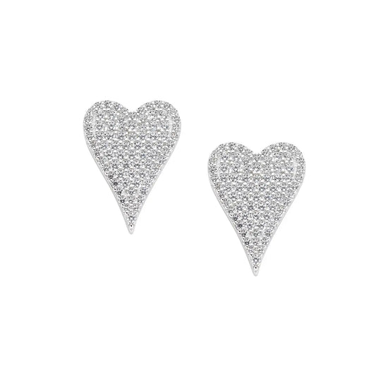 Orecchini Cuore Allungato
