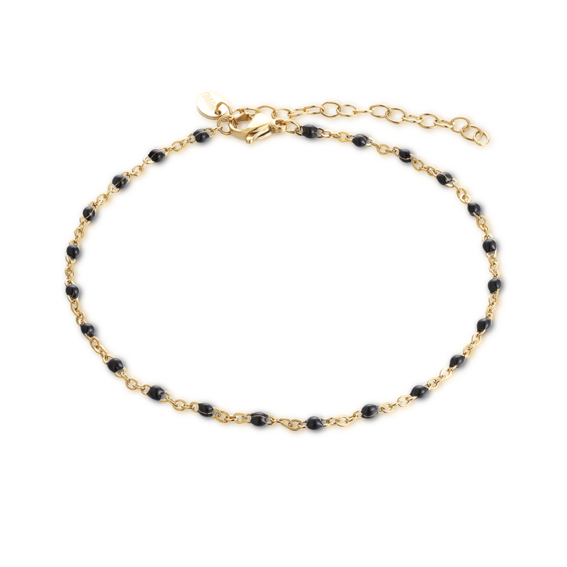 CAVIGLIERA SMATO NERO BASE GIALLA