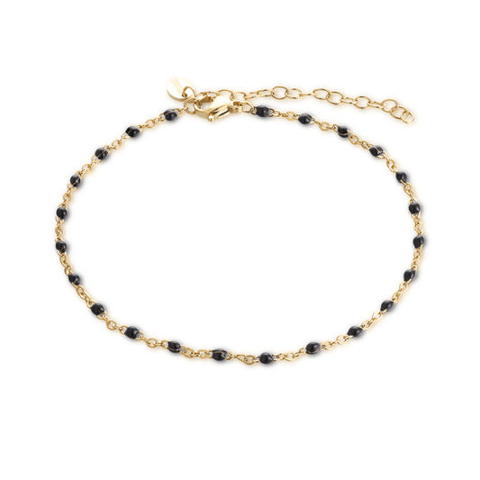 CAVIGLIERA SMATO NERO BASE GIALLA