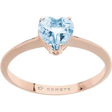 ANELLO  TOPAZIO AZZURRO