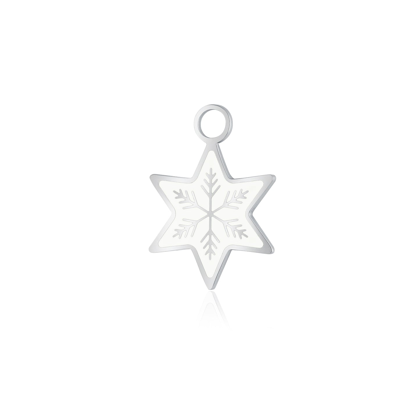 CIONDOLO STELLA DI NEVE