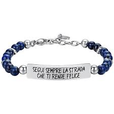 BRACCIALE SEGUI SEMPRE LA STRADA CHE TI RENDE FELICE