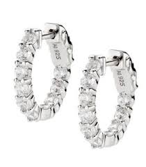 Orecchini a Cerchio Huggies con Zirconi 2,5 mm