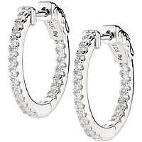 Orecchini a Cerchio Pavé di Zirconi 1,5 mm