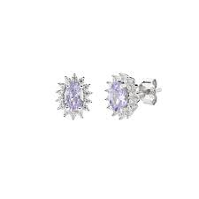 Orecchini Mini Royal Lady con Zircone Lillà