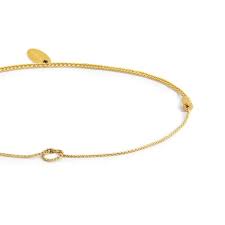 CAVIGLIERA CATENA SERPENTINA CON NODO BASE GIALLA