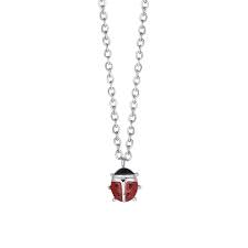 COLLANA CON COCCINELLA