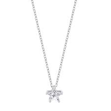 COLLANA CON STELLA CRISTALLO BIANCO