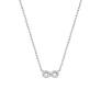 Collana Mini Infinito Pavé