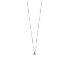 COLLANA CON ZIRCONE BIANCO