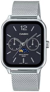 OROLOGIO CASIO ACCIAIO QUADRATO