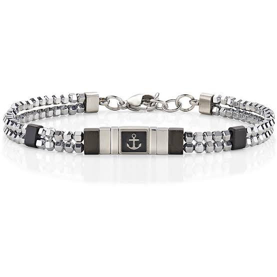 BRACCIALE IN ACCIAIO CON ANCORA