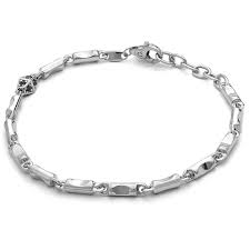 BRACCIALE IN ARGENTO CON ZIRCONI NERI