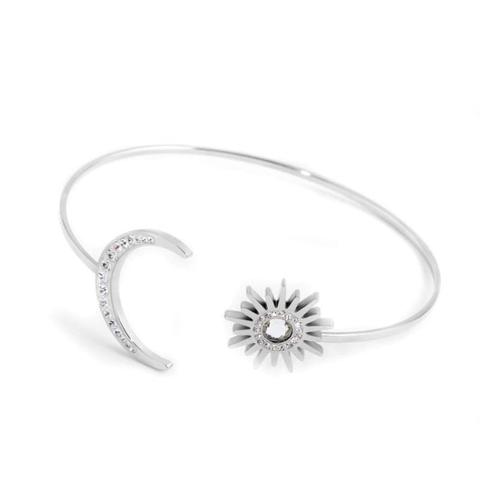 Bracciale rigido sole e luna