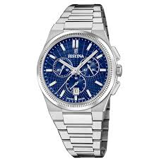 OROLOGIO ACCIAIO QUADRANTE BLU