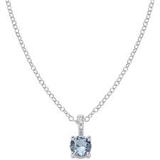 Collana Punto Luce Acqumarina