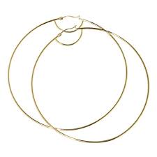 ORECCHINO CERCHIO GIALLO